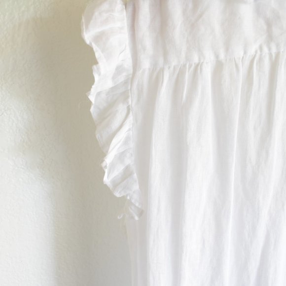 Frame Lauren Dress in Blanc - Picture 8 of 14